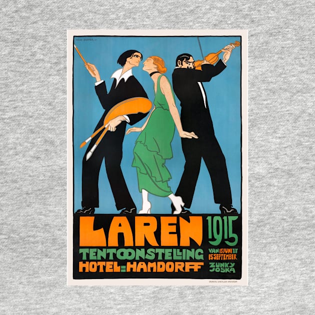 Netherlands Vintage Advertising Poster Laren 1915 by vintagetreasure